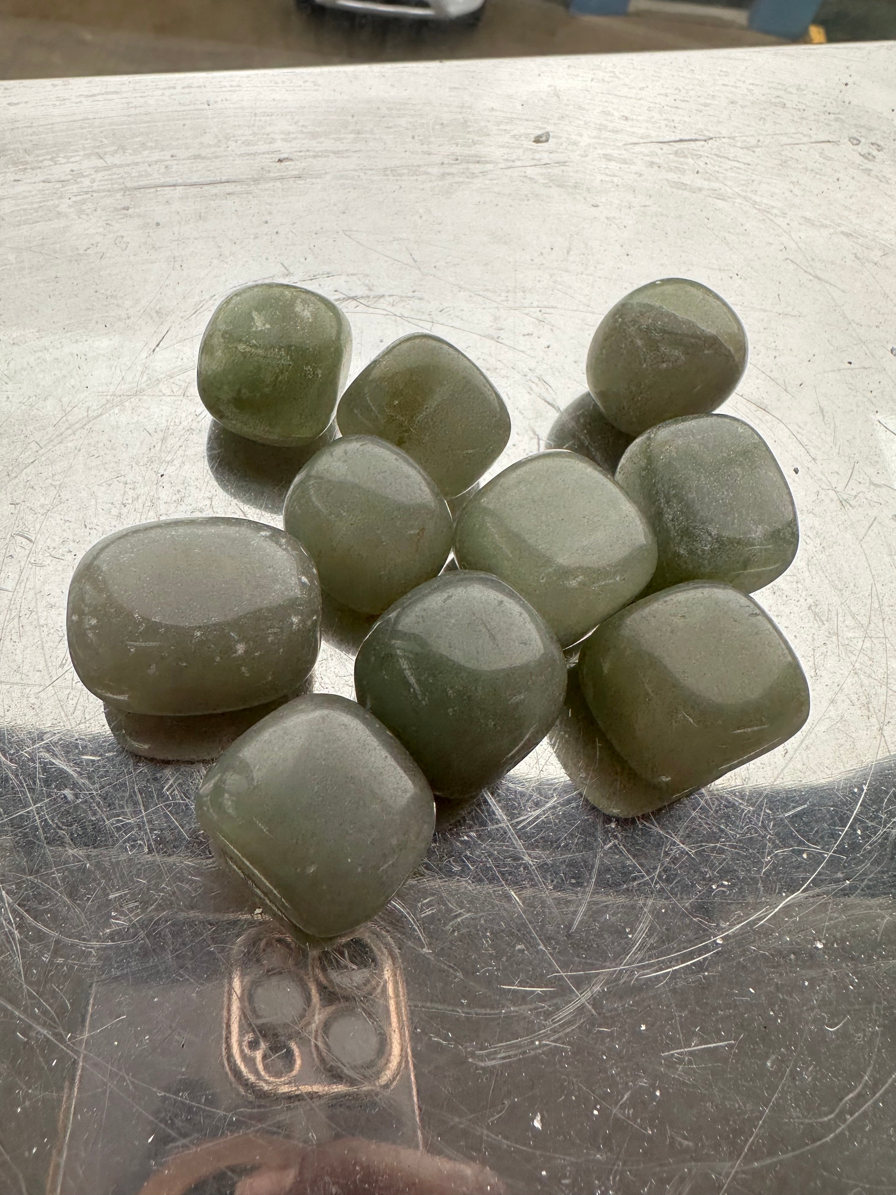 Green Ave Tumbled - B Grade - (8-12pc) Green Ave Tumbled - B Grade - (8-12pc)